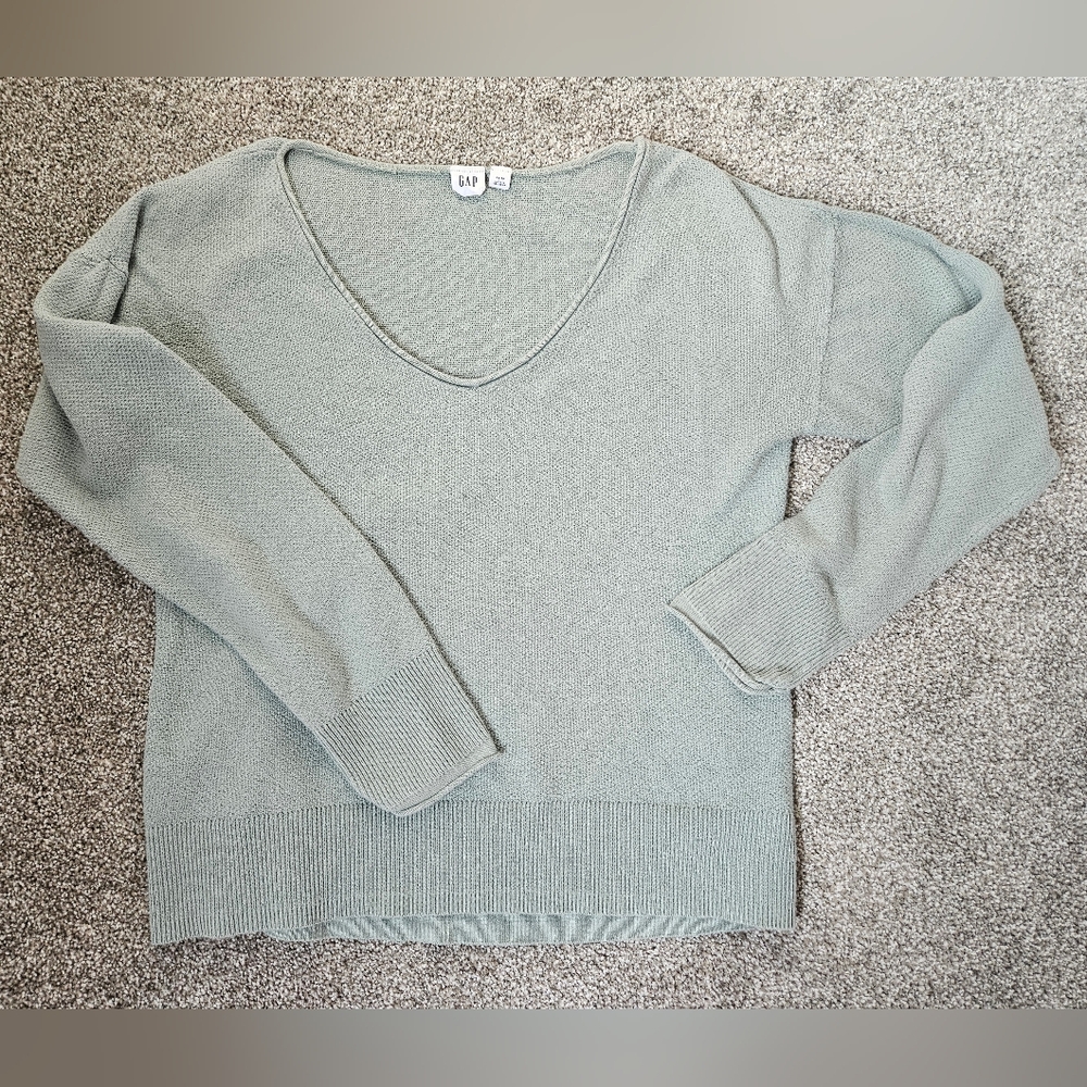 Light Sage green XS-S GAP 100% cotton sweater